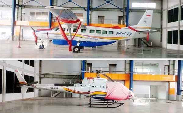 Pesawat Heli Pemkab Mimika