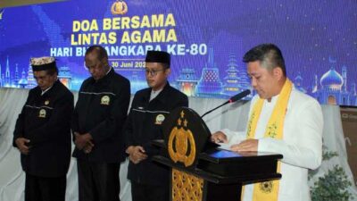 Polda PT Lintas Agama Doa Bersama