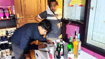 Gelar Razia Jelang Pesparani Katolik IV, Polres Bintuni Amankan Sejumlah BB Miras 14 Polres Telbin Razia Miras Jelang Pesparani IV PB