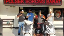Polsek Sorong Barat Tangkap Terduga Maling Motor, 2 Unit Berhasil Diamankan 3 Polsek Sorbar Tanggkap 1 Malimng Motor