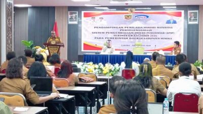 Inspektorat Gelar Pendampingan SPIP Perkuat Tata Kelola, Wabup Mimika Tegaskan Ini 17 Wabup EK Perkuat Tata Kelola SPIP