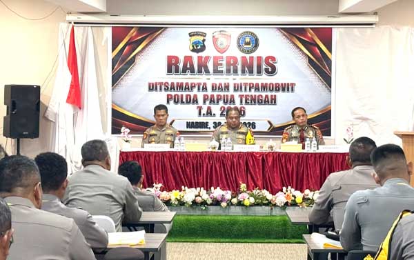 Wakapolda PT Rakernis Jaga Kamtibmas