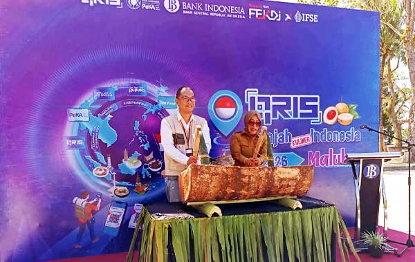 Pemkot Ambon Apresiasi QRIS Jelajah Kuliner Indonesia 2026 di Rutong 1 Wawali Ely QRIS Jelajah Kuliner Indonesia 2026