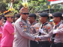 Kapolda PBD Kunjungi Polres Raja Ampat, Pastikan Kesiapsiagaan Personel