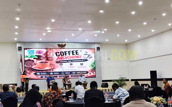 BPBD Kota Sorong Coffee Morning Kebencanaan