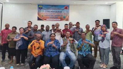 Lokakarya Penyusunan KRB Tambrauw 2026–2029 Berakhir, BPBD PBD Beri Dukungan 15 BPBD Tambrauw Lokakarya Susun KRB