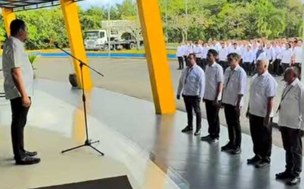 Apel Pagi Tatap Muka, BPJN Maluku Perkuat Disiplin dan Budaya Kerja 1 BPJN Maluku Apell Pagi Tatap Muka