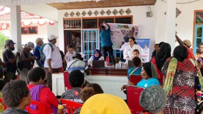 DPMPTSP Mimika Dekatkan Layanan Perizinan hingga Distrik, Dukung Visi-Misi Bupati-Wabup 14 DPMPTSP Mimika Layanan Hingga Distrik