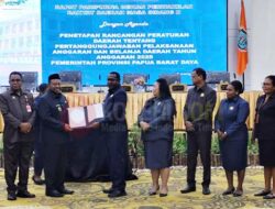 DPRP PBD Tetapkan Perda LPj APBD 2025 dengan Sejumlah Catatan Kritis