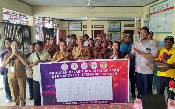 Mawokauw Jaya Resmi Jadi Kampung Bebas Malaria 2 Deklarasi Kampung Mawokauw Jaya Bebas Malaria2