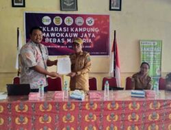 Mawokauw Jaya Resmi Jadi Kampung Bebas Malaria