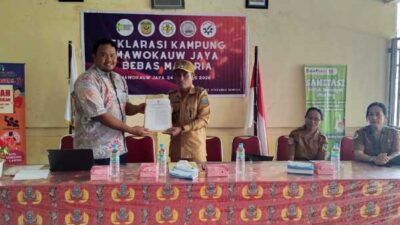 Mawokauw Jaya Resmi Jadi Kampung Bebas Malaria 16 Deklarasi Kampung Mawokouw Jaya Bebas Malaria