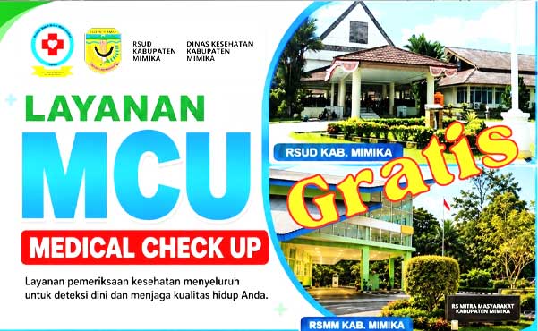 Dinkes Mimika Layanan MCU Gratis