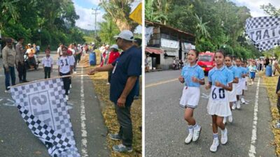 Sambut HUT ke 91 GPM, 57 Regu Ikuti Gerak Jalan Cepat di Hative Besar 15 Gerak Jalan Sambut HUT 91 GPM di Hative besar