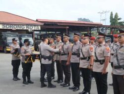 Rotasi Sejumlah PJU di Polresta Sorong Kota, Ini Daftar Lengkapnya
