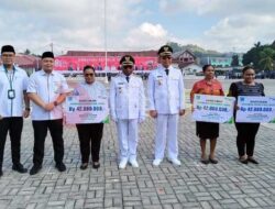 Santuni 3 Ahli Waris JKM, Pemkot Sorong Komitmen Lindungi Pekerja Rentan