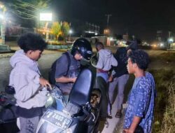 Antisipasi Kejahatan, Polres Sorong  Patroli Kawasan Aimas hingga SP 4