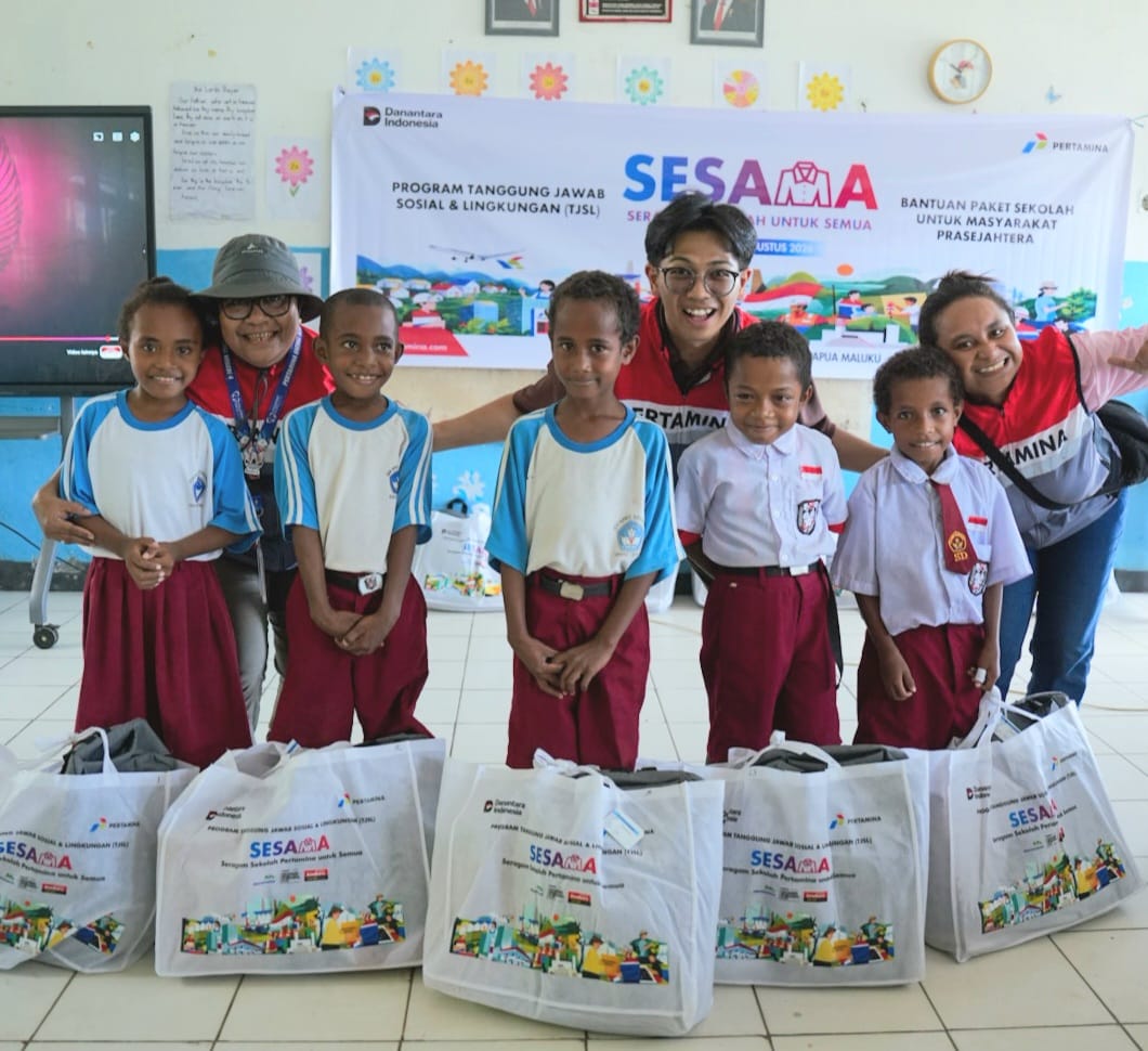 PT Pertamina Hadirkan Program SESAMA, Siswa Doromena Terima Perlengkapan Sekolah 1 IMG 20260824 WA0001