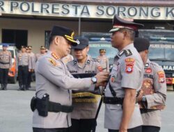 AKBP Gleen Rooi Molle Resmi Jabat Wakapolresta Sorong Kota