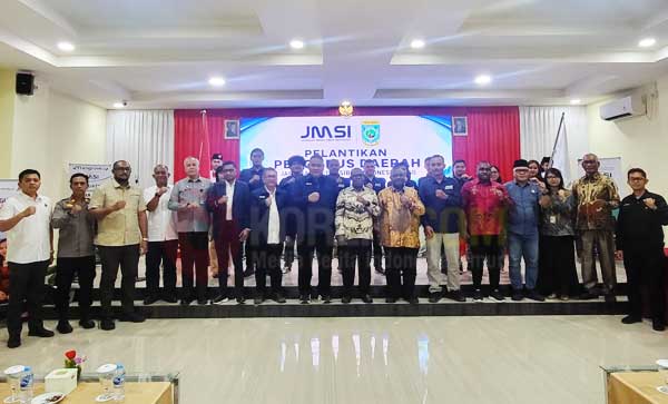 Teguh Santosa Lantik Pengda JMSI Papua Barat 2025-2030, Tekankan 2 Agenda Utama 2 JMSI PB Dilantik3