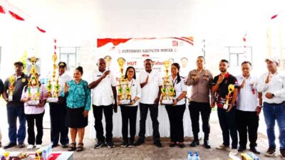 Lomba Kebersihan Mimika Baru Ditutup, Wanagon Borong Juara Satu di 2 Kategori 14 Juara Kebersihan Mimika Baru