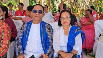 HUT ke 81 RI, Kades Waesamu-Ketua PKK Hadiri Upacara Peringatan di Kairatu Barat 17 Kades Waesamu n Istri HUT 81 RI di Kairatu Barat