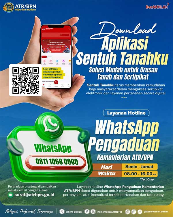 Kantah Kota Sorong Aplikasi Sentuh Tanahku