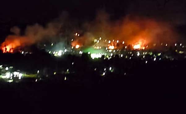 Kantor Pemerintahan Puncak di bakar massa