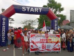 130 Tim Karnaval Budaya Pelajar Semarakkan HUT ke 81 RI di Mimika
