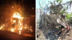 Polsek Sorong Barat Tindaklanjuti Laporan Kebakaran di Jalan Puncak Arfak