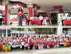 3.000 Anak PAUD Meriahkan Kirab Merah Putih di Ambon, Begini Respon Bunda Lisa