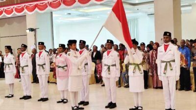 35 Paskibra PBD Resmi Dikukuhkan, Pesan Gubernur: Laksanakan Tugas Mulia Ini