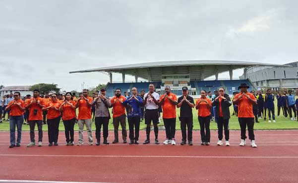 Gelar Turnamen Sepak Bola Pelajar SMP-SMA/SMK Mimika, Ini Harapan Pemda 2 Pemda Mimika Gelar Turnamen Spkbola Pelajar SMP SMA2