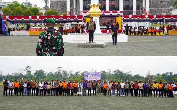 Pemkab Mimika Apel Siaga bencana