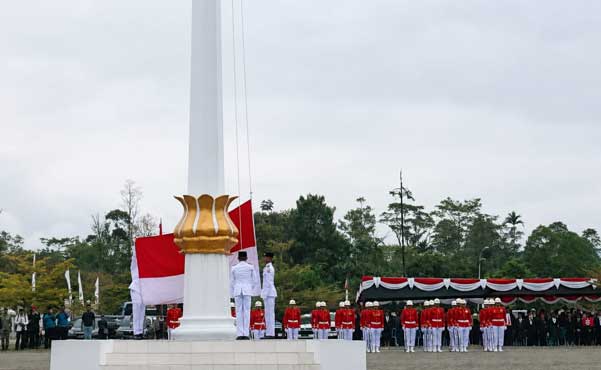 HUT ke 81 RI : Bupati Mimika Ajak Lanjutkan Perjuangan melalui Pembangunan 2 Pemkab Mimika HUT RI ke 81 2