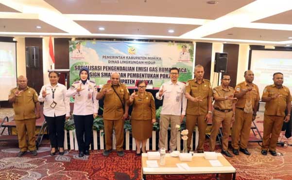 Pemkab Mimika Siapkan Langkah Pengendalian Emisi, Kualitas Data Jadi Perhatian 1 Pemkab Mimika Kendali Emisi Gas Rumah Kaca