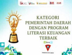 Sukses Perkuat Literasi Keuangan, Pemkot Ambon Raih Penghargaan OJK Pusat