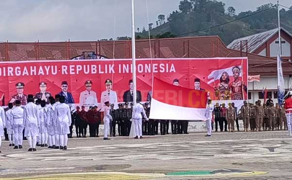 Peringatan HUT ke 81 RI di Kota Sorong Berlangsung Khidmat dan Tertib 2 Pemkot Sorong HUT RI 81 2