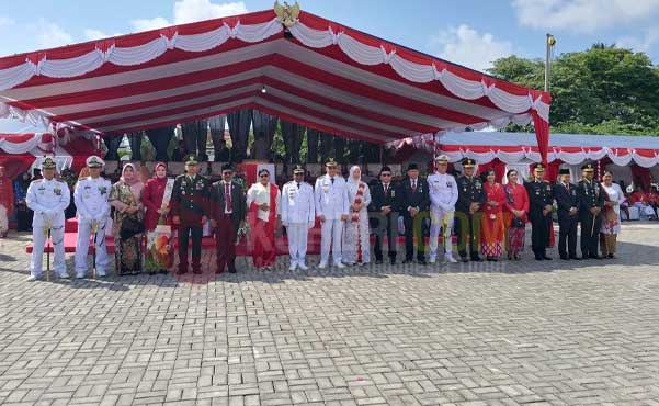 Peringatan HUT ke 81 RI di Kota Sorong Berlangsung Khidmat dan Tertib 3 Pemkot Sorong HUT RI 81 3