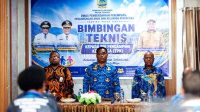Bimtek TPK Papua Tengah Perkuat Pendampingan Keluarga Berbasis Data 16 Pemprov PT Bimtek TPK