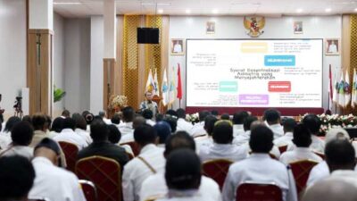 Percepat Pembangunan, Pemprov Papua Tengah Perkuat Tata Kelola Pemerintahan 14 Pemprov PT Kuliah Umum Otsus Jilid II