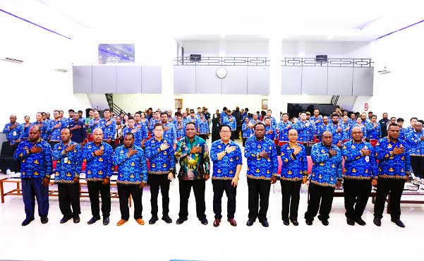 APBD Baru Terserap 33,37 Persen, Pemprov Papua Tengah Dorong Percepatan 2 Pemprov PT Monitoring Meja APBD 2026 2