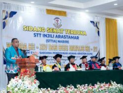Pesan Penting Gubernur Papua Tengah di Momen Wisuda STT Injili Arastamar Nabire
