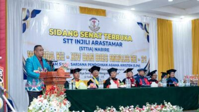 Pesan Penting Gubernur Papua Tengah di Momen Wisuda STT Injili Arastamar Nabire 17 Pemprov PT Wisuda STT Injili Arastamar Nabire