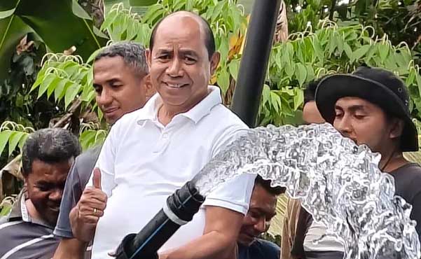 Tirta Yapono Targetkan Peresmian Jaringan Air Bersih di Lokasi Ini Pekan Depan 1 Piet Saimima Plt Dir Perumdan Tirta Yapono