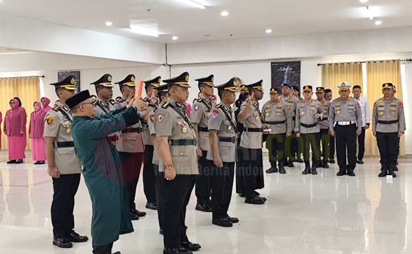 Polda PBD Sertijab 2 PJU 5 Kapolres