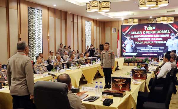 Polda Papua Tengah Anev 1755 Gangguan Kamtibmas