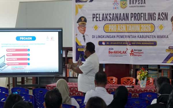 Hari Pertama Profiling ASN Mimika 2026: 4 Lokasi Jadi Pusat Ujian 1 Profiling ASN Mimika 2026 Hari Pertama