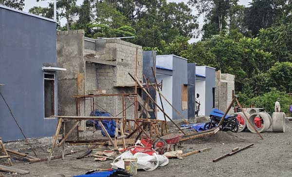 Distrik Mimika Baru Terbitkan Rekomendasi PBG, 100 Unit Rumah bagi MBR Siap Dibangun 1 Rumah MBR Contoh