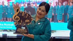 PKK Mimika Baru Sukses Ukir Prestasi, Juara I Lomba Paduan Suara Sambut HUT ke 81 RI 2 TP PKK Mimika Baru Juara 1 Lomba PS Kab